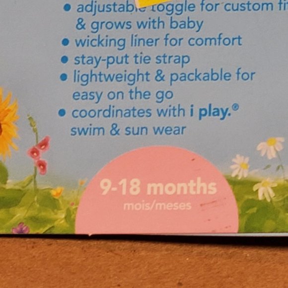 I Play Bucket Sun Hat 9-18 Months Pink - Picture 7 of 8